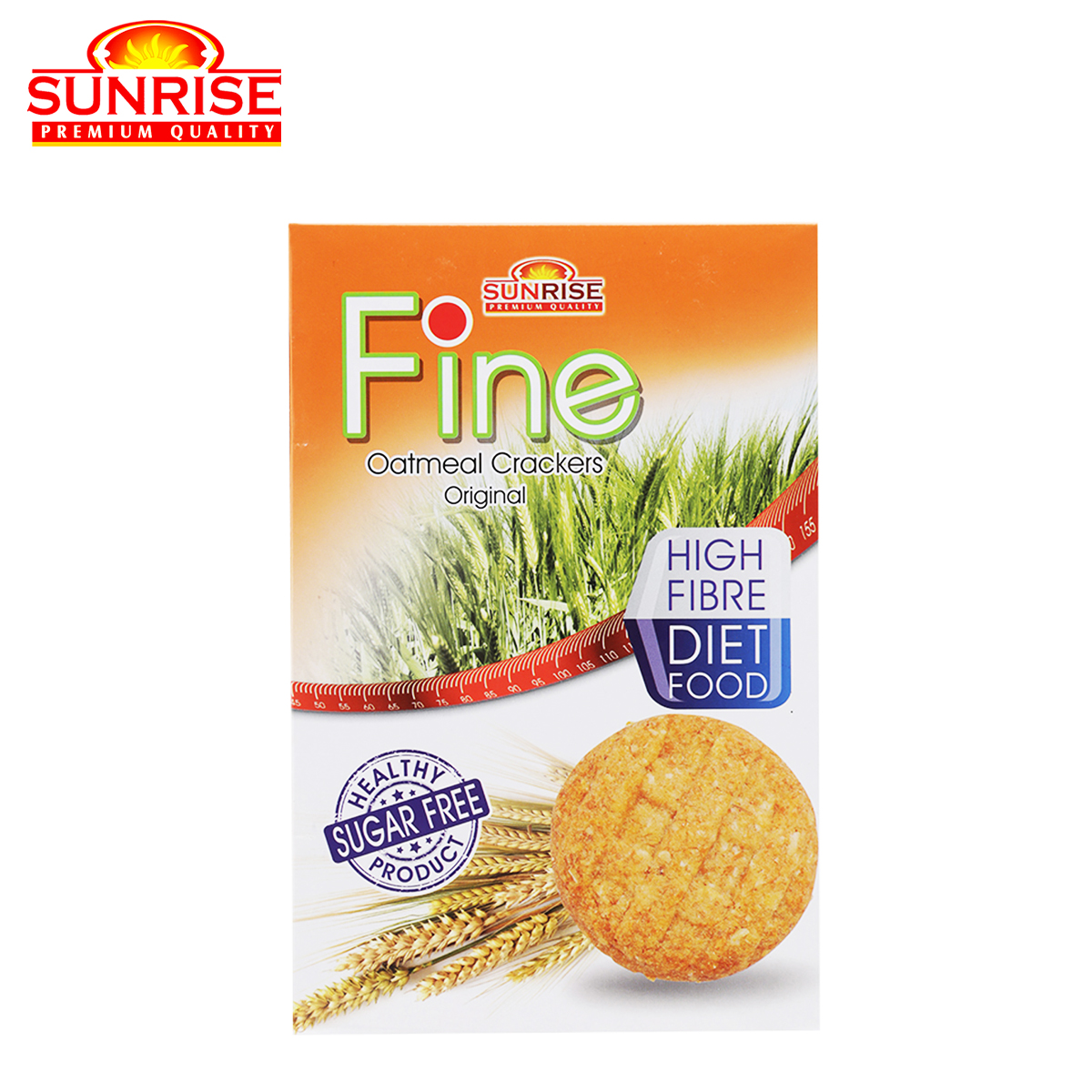 Bánh ăn kiêng yến mạch oatmeal crackers original fine sunrise 178 gram