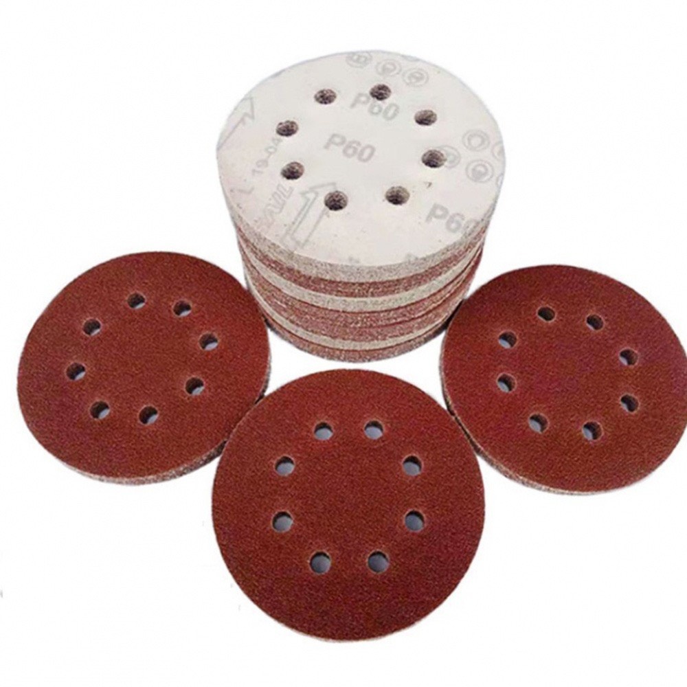 (Combo of 5) Round Sandpaper with 180mm Holes (Smoothness from 40 to 320)
