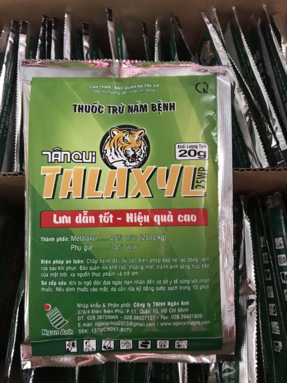 Thuốc trừ nấm bệnh thối nhũn, chết cây, xì mủ Talaxyl 25WP