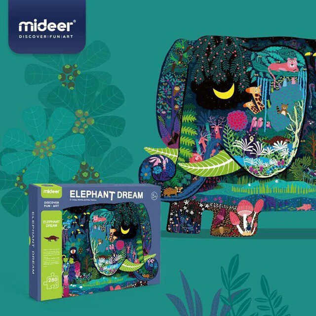 Mideer - Puzzle ghép hình Elephant Dream 280 pcs