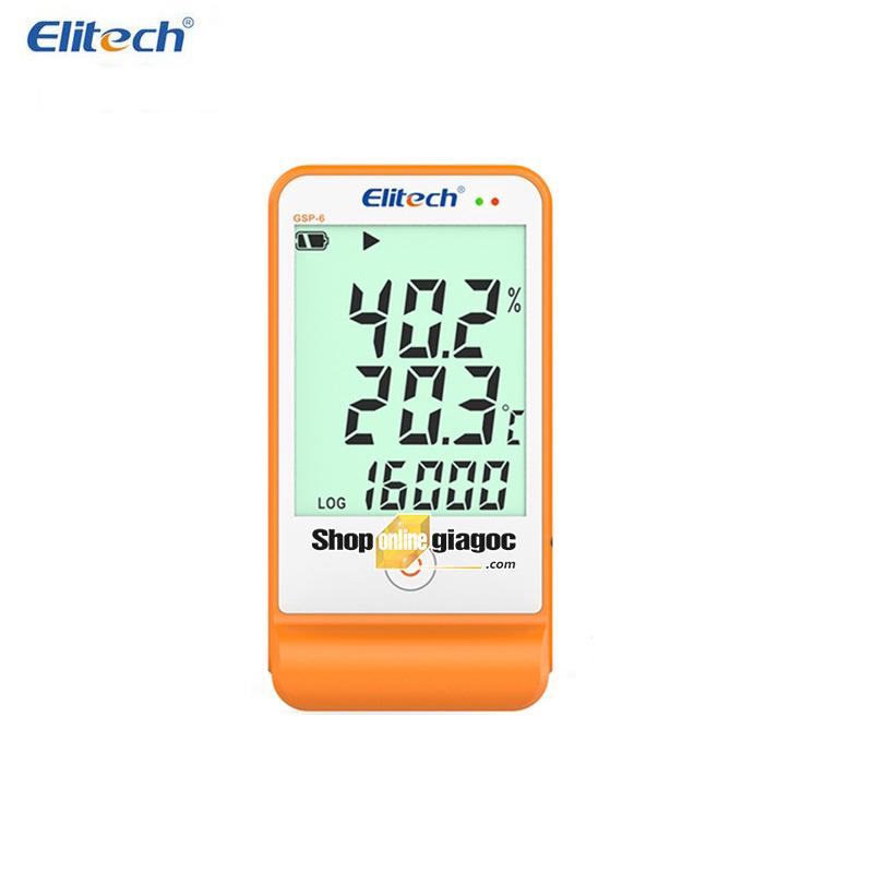 NHIỆT ẨM KẾ TỰ GHI Elitech GSP6 (CHƯA GỒM GIẤY HIỆU CHUẨN)