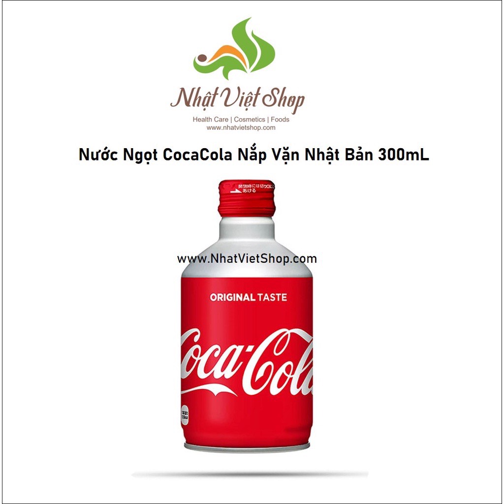 Nước uống CocaCola Nhật nắp vặn (24 lon x 300ml).