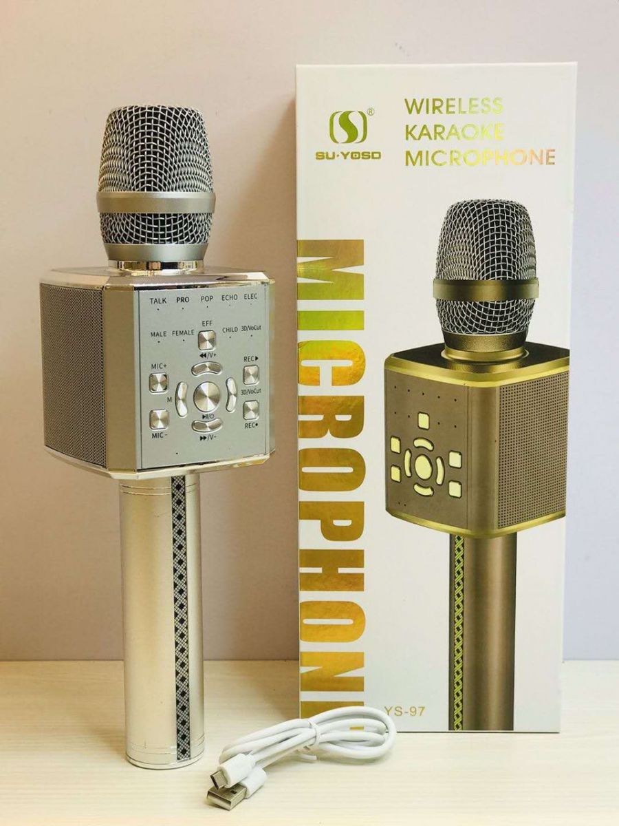 Micro Bluetooth Hát Karaoke Không Dây YS-97 Đa Năng, Micro Bluetooth, Micro không dây, mic bluetooth, mic karaoke, mic thu âm, mic karaoke không dây (bảo hành 12 tháng)