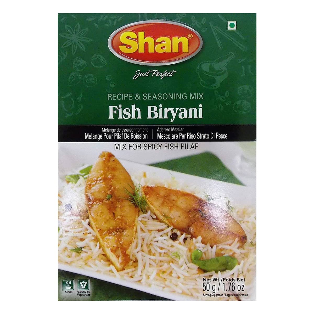 Bột gia vị SHAN Fish Biryani 50gr