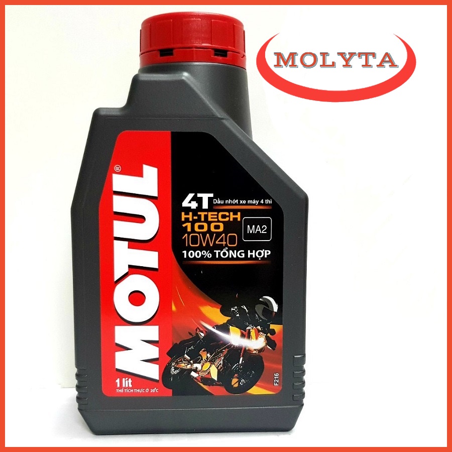 Nhớt MOTUL H-Tech 100 4T 10W40 ( Tổng Hợp - Mô Tô PKL)