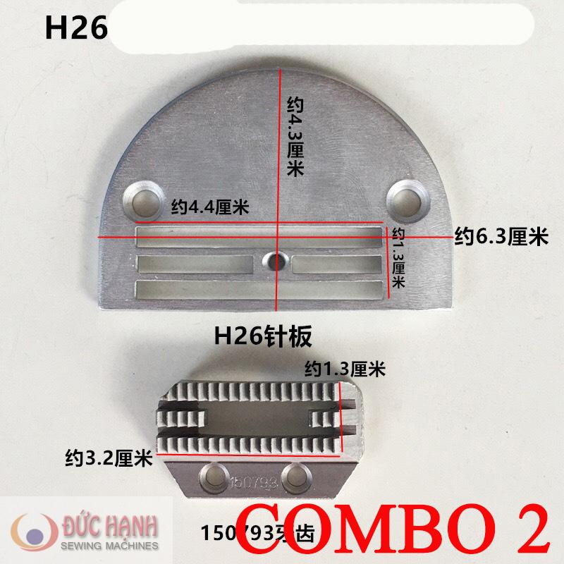 BỘ RĂNG CƯA MẶT NGUYỆT MAY HÀNG DẦY H26