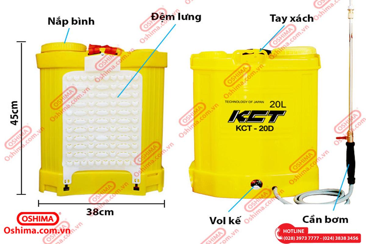 [HCM]Bình xịt điện KCT 20D
