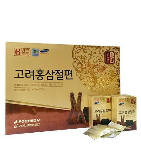 Hồng sâm lát tẩm mật ong Pocheon Hàn Quốc 200g