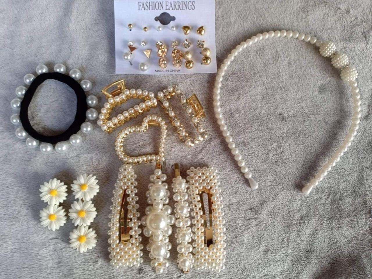 Combo 23 kẹp ngọc trai
