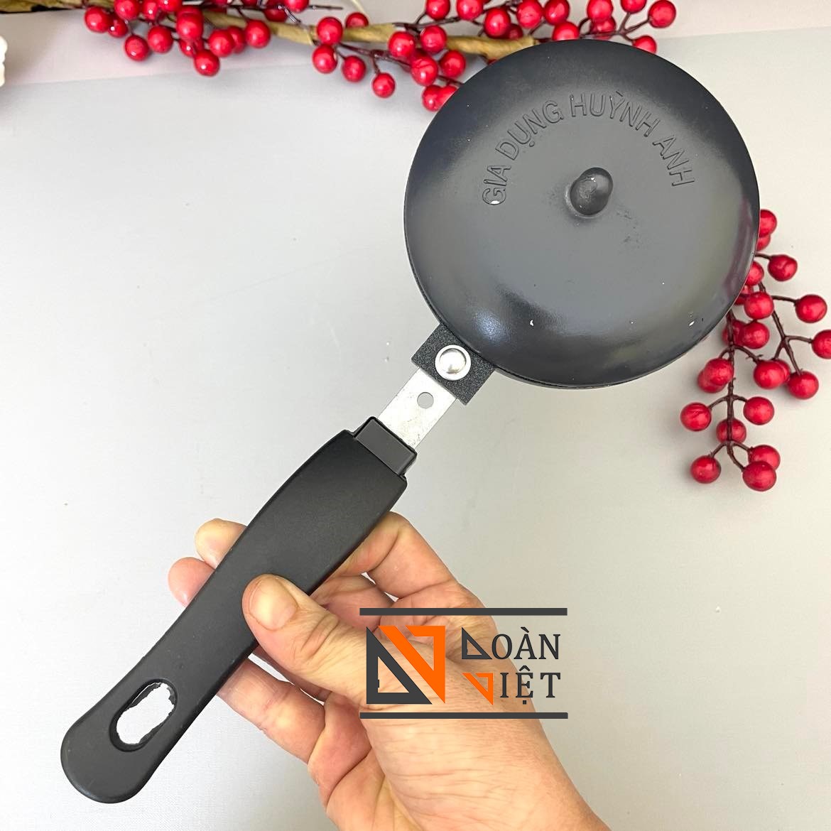 Khuôn Làm Bánh Trứng Cút, Trái Sáng - Khuôn Gang. có Khuôn chống dính. Dụng cụ làm bánh nướng