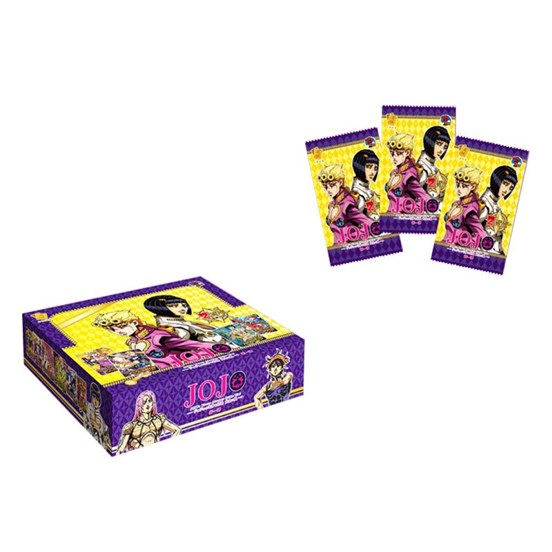 Anime japonês Jojo Bizarre Adventure Coleção Cartões, Jojo Pr Personagens,  Hobby Game, Colecionáveis para a Família, Presentes das crianças