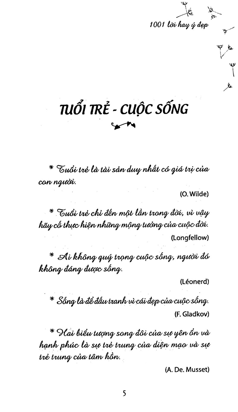 Sách - 1001 Lời Hay - Ý Đẹp