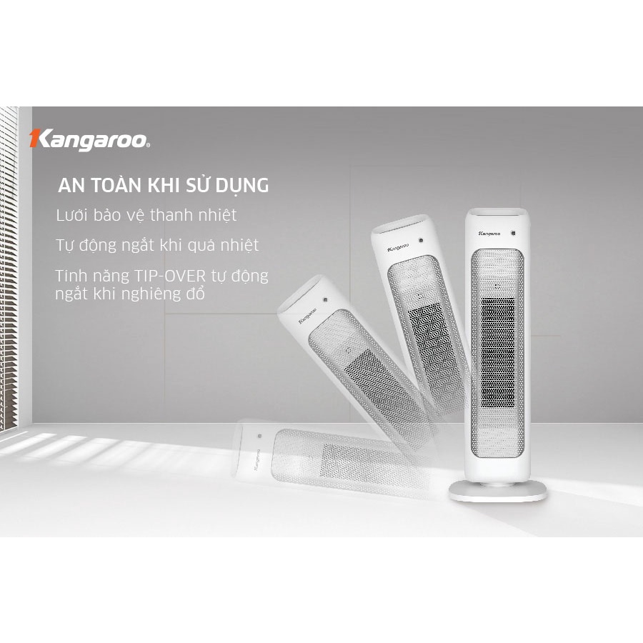 Thanh lý Máy sưởi gốm Kangaroo KGFH05 chính hãng