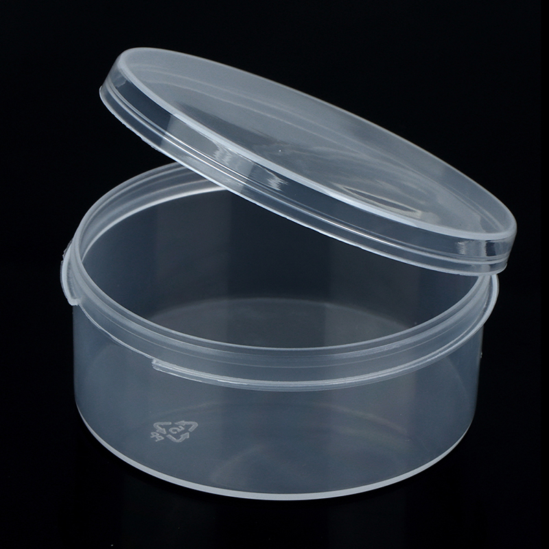 Xuyongming Round Clear Plastic Containers Beads Crafts Jewelry Display Storage Boxes Case