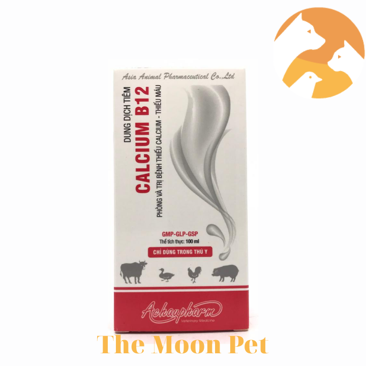 Calcium B12 AC [100 ml] Gà đá phòng các chứng thiếu calcium, thiếu máu