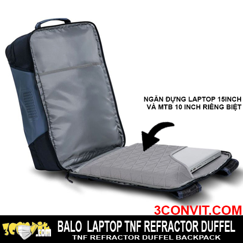 Balo đa năng TNF Refractor Duffel Black