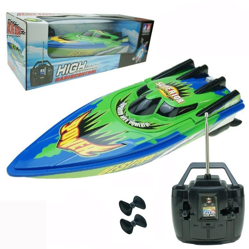 ( Siêu Hót )  Ca Nô Điều Khiển Từ Xa chạy dưới nước Racing Boat ( giao màu ngẩu nhiên )