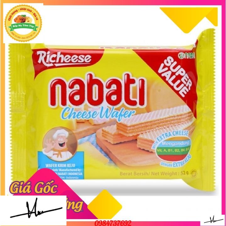 Combo 30 chiếc bánh nabati vị fomai giòn xốp