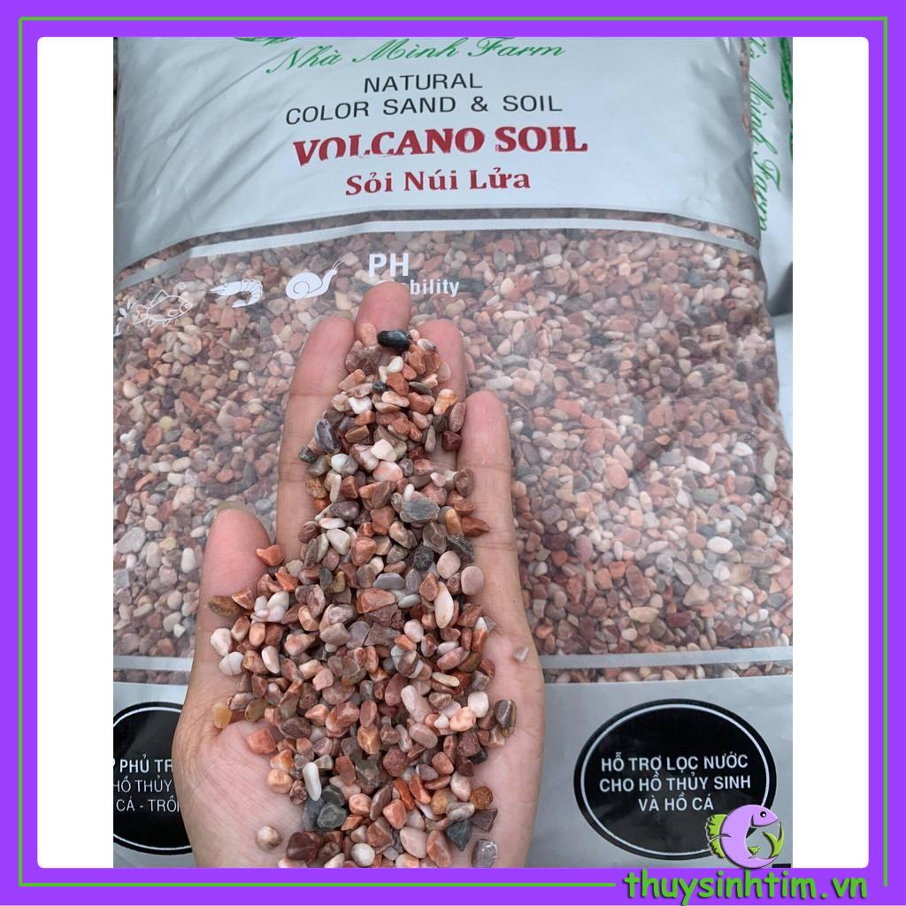 Sỏi Núi Lửa 1kg - Trải Nền Trang Trí Bể Cá, Bể Thủy Sinh