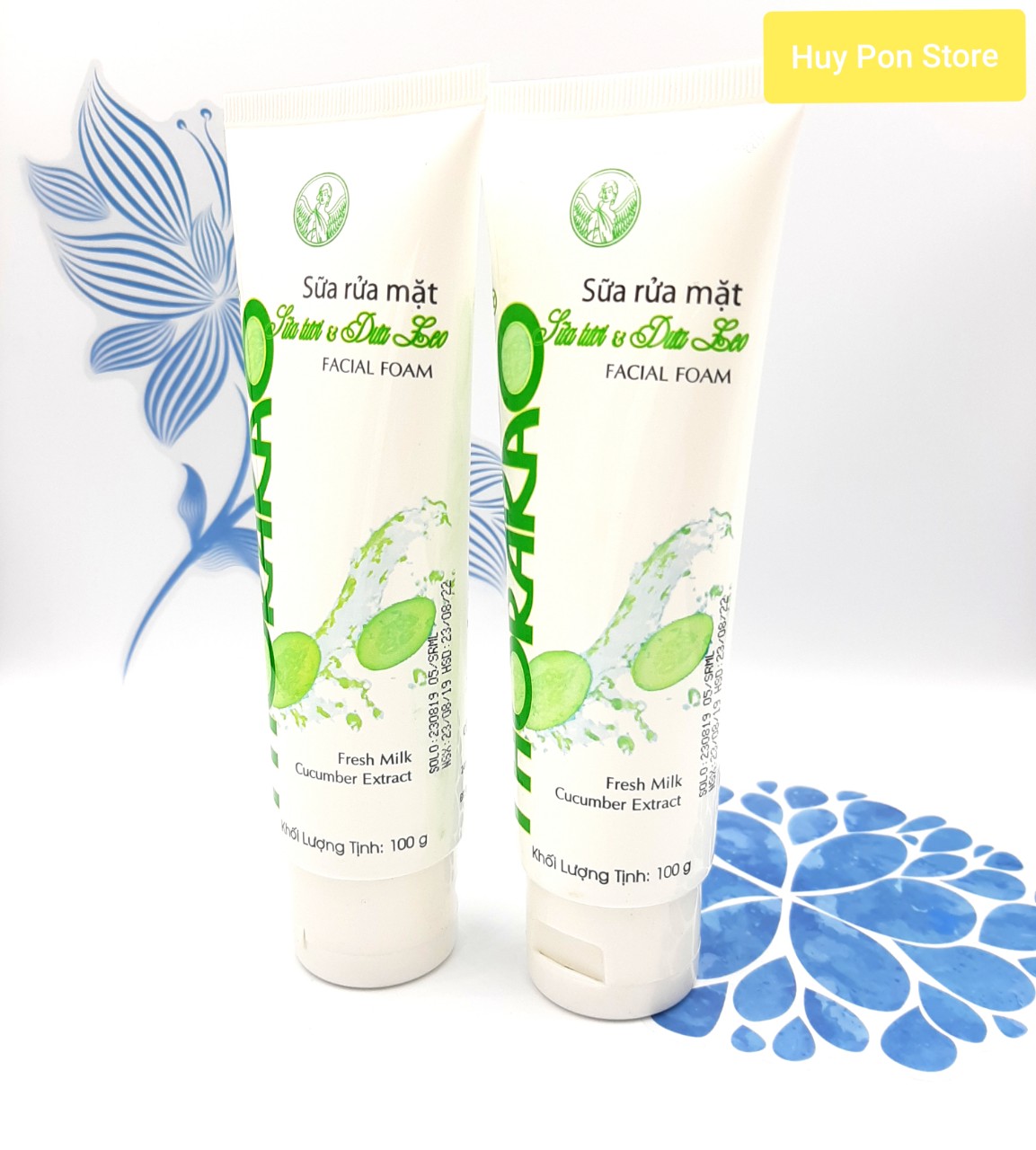[HCM]Sữa rửa mặt sữa tươi và dưa leo Thorakao 100g