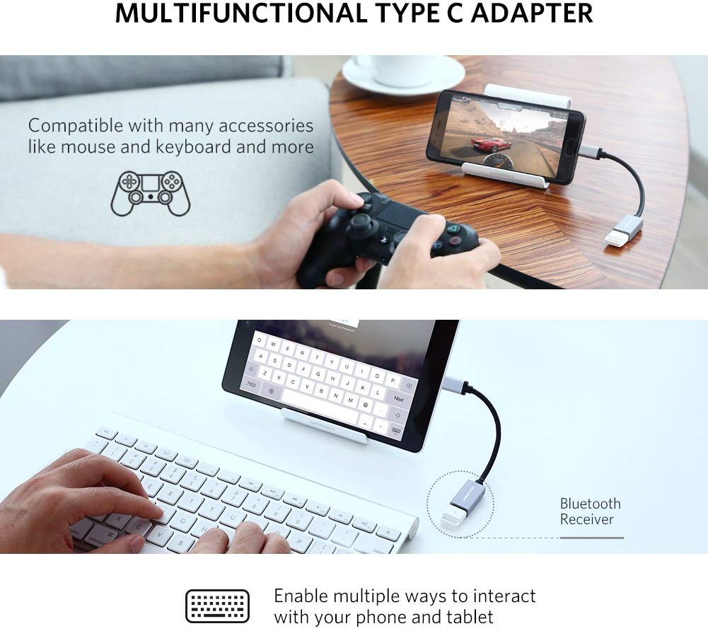 Dây cáp OTG USB type C sang USB 3.0 dài 15CM UGREEN US203