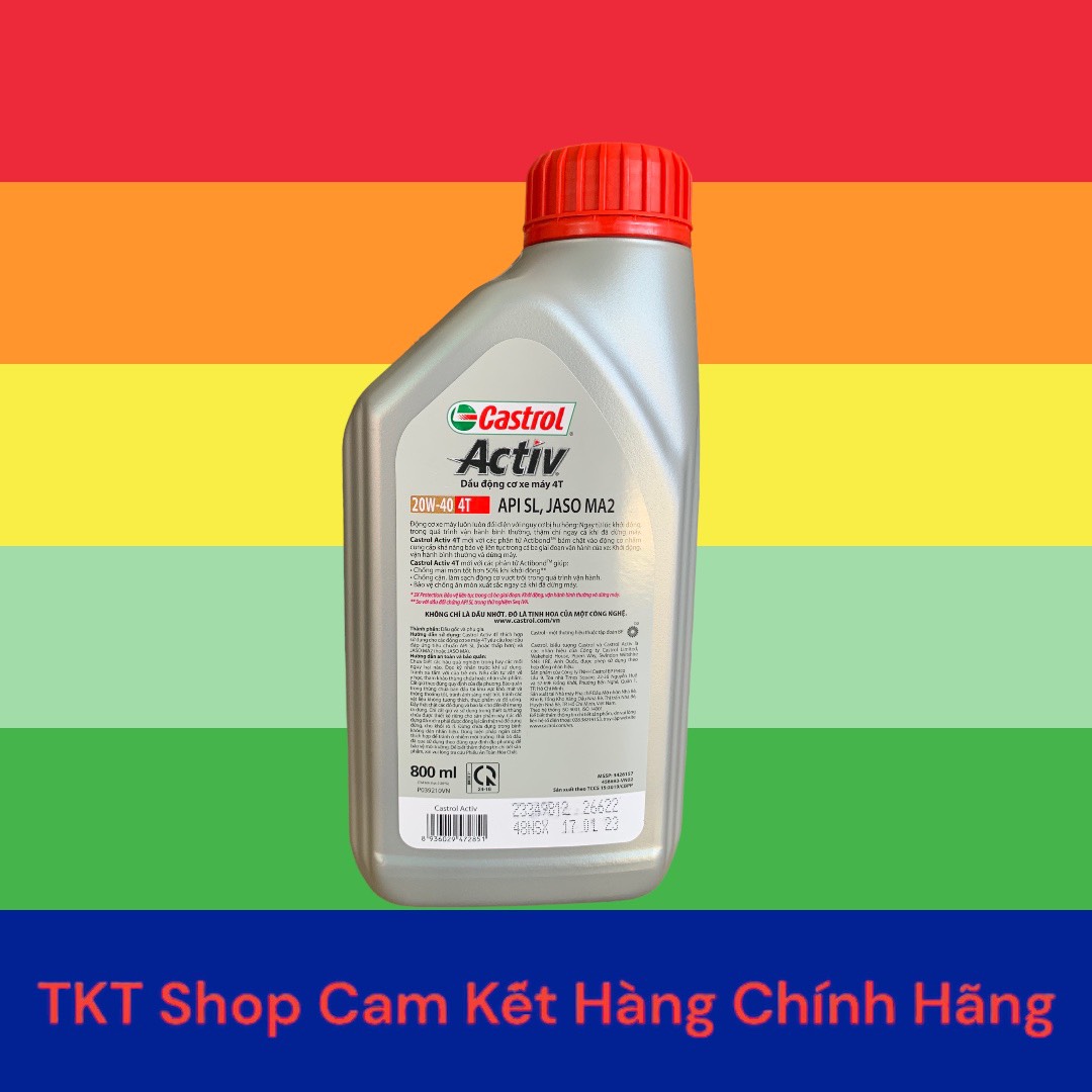 CASTROL ACTIV 20W40 0.8L