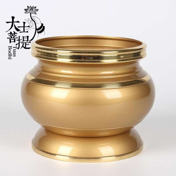 Buddhism Supplies Copper Censer Buddhist Offering Fine Copper Incense Holder Household Incense Holder Sandalwood Censer Temple Guanyin Censer