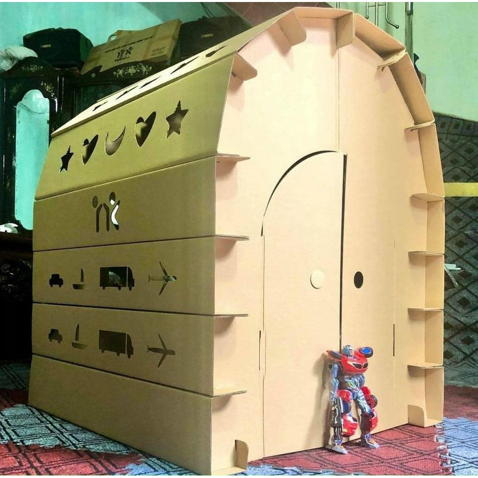 NHÀ GIẤY CARTON LẮP GHÉP THÔNG MINH