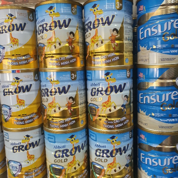 Sữa bột Abbott Grow Gold 3+ lon 900g date 07/2024