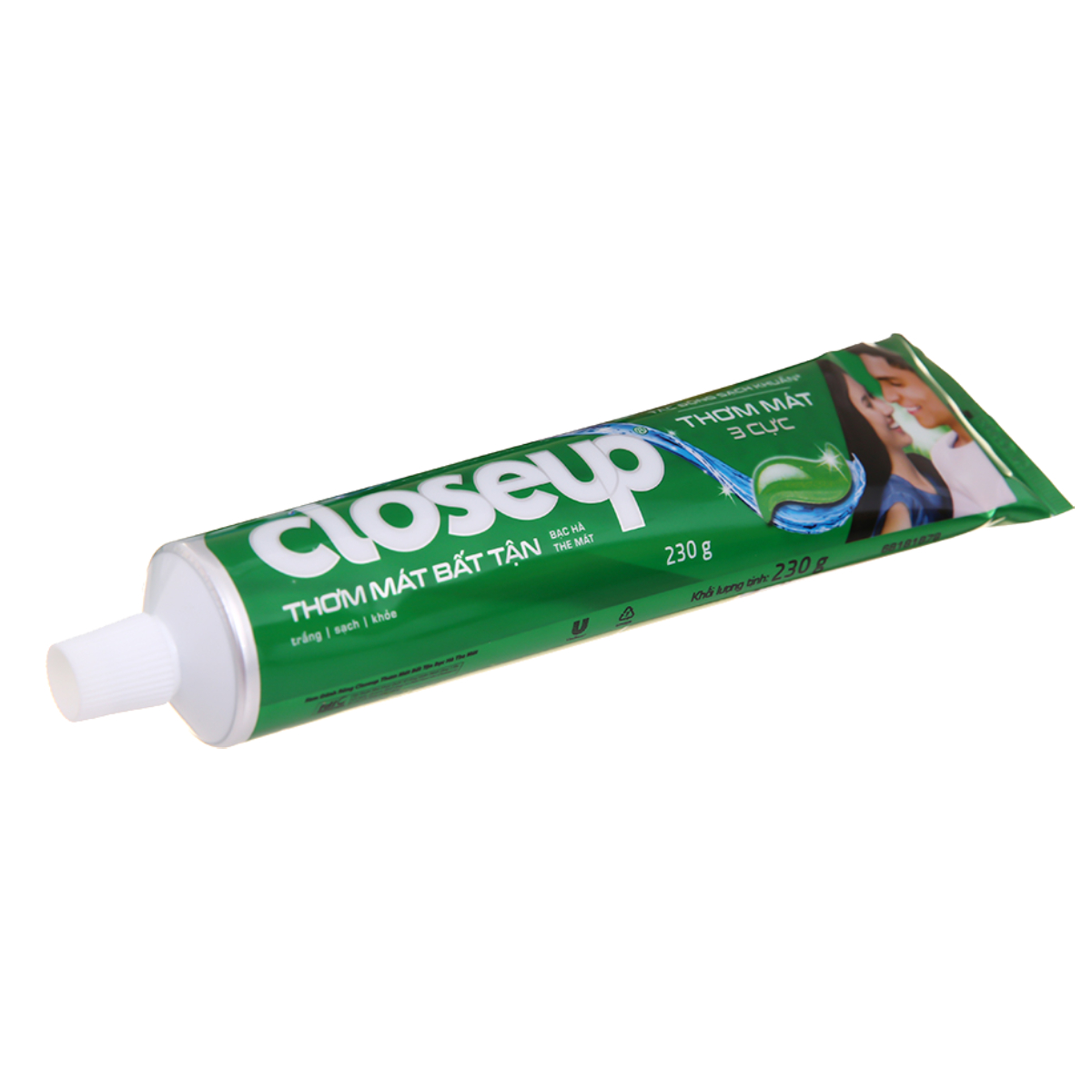 Kem Đánh Răng Closeup Thơm Mát Bất Tận Bạc Hà 230g