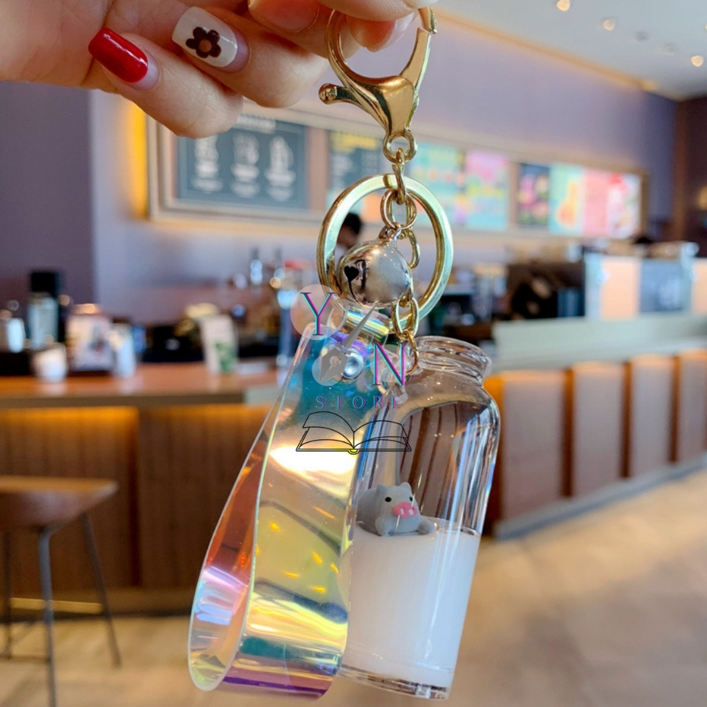 Móc Khóa Bình Sữa Siêu Cute