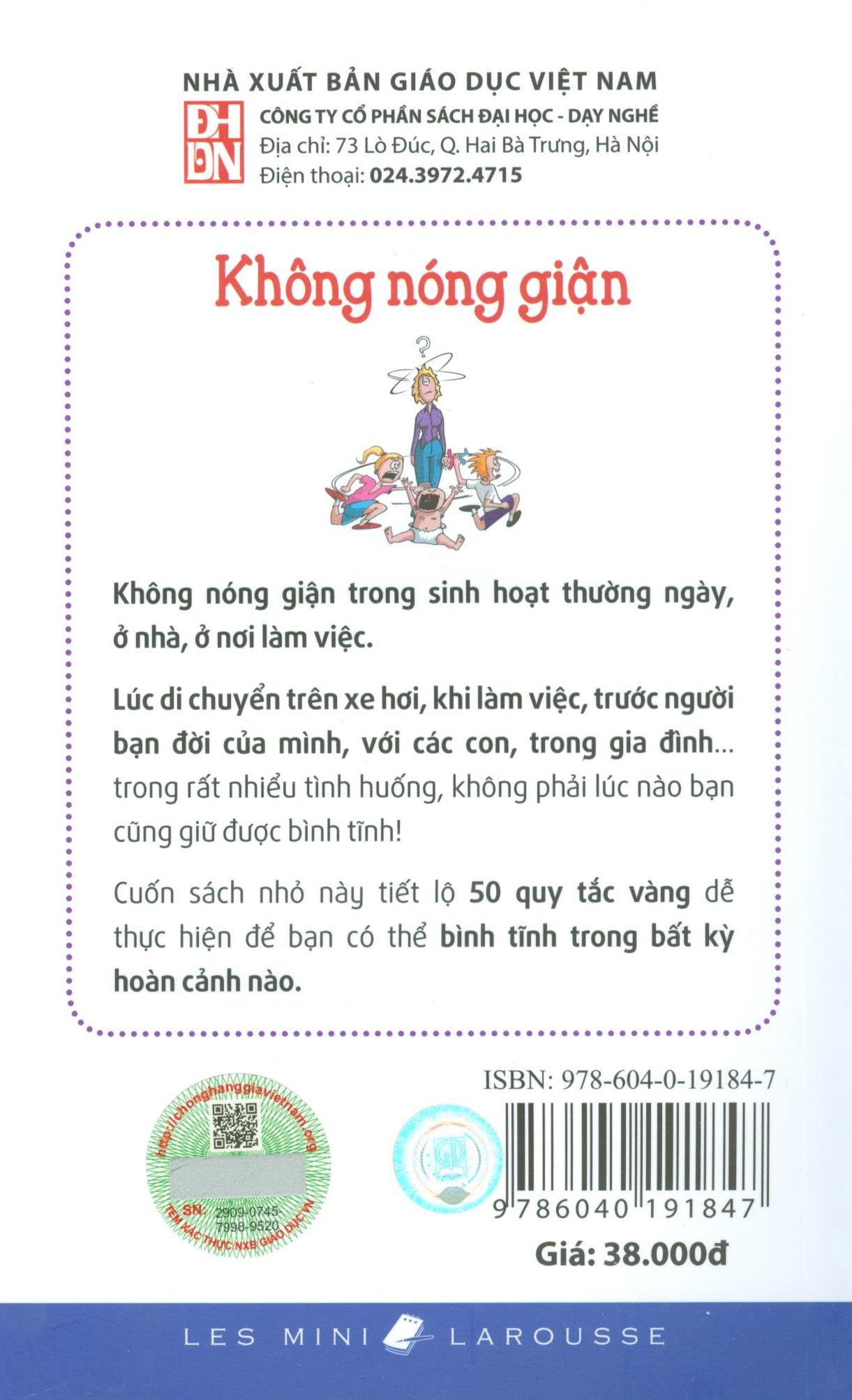 50 Quy Tắc Vàng - Không Nóng Giận