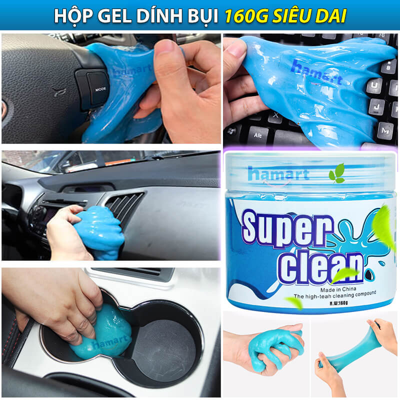 160gr Magic Dust Cleaning Compound Clean Gel Super Soft Sticky Clean Slimy Gel Cleaner Wiper For Laptop Keyboard And Car