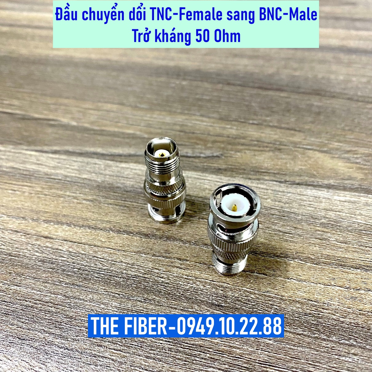Đầu chuyển đổi rf tnc-femle sang bnc-male - trở kháng 50 ohm