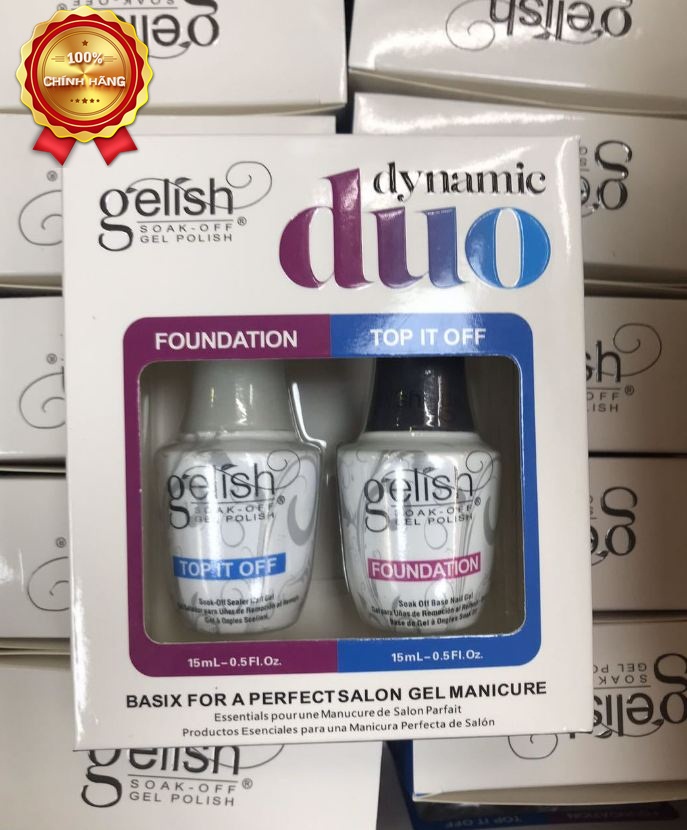 cặp base top gelish hàng chuẩn chính hãng