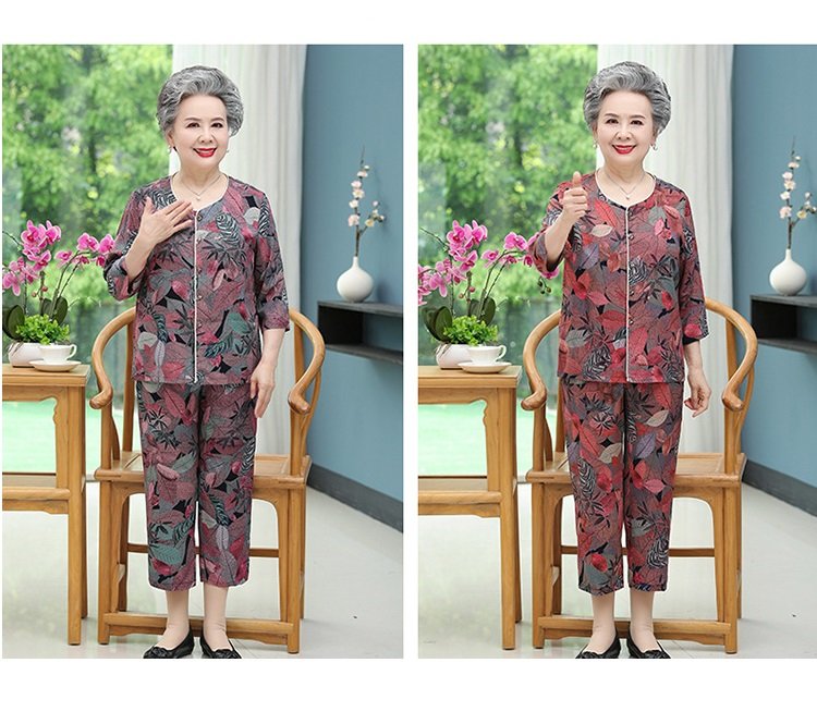 BỘ ĐỒ MẶC NHÀ DÀI TAY CHO BÀ CHO MẸ, chất lụa cực đẹp