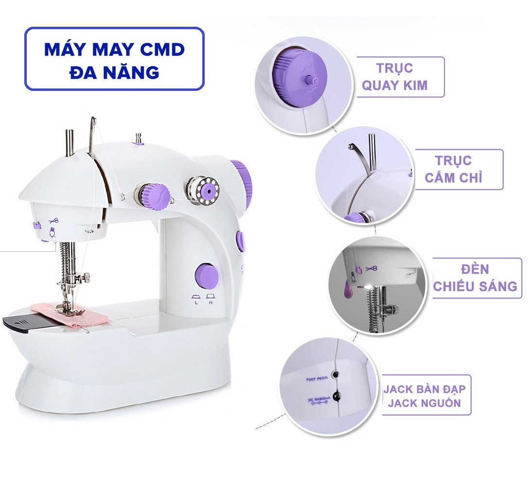 Máy Khâu Mini CMD, Máy May Mini, Máy May Gia Đình – Tiện Dụng – Cao Cấp