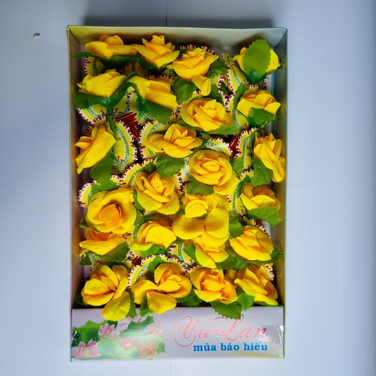 Bông hồng cài áo - vu lan hiếu hạnh ( hộp 50 cái)