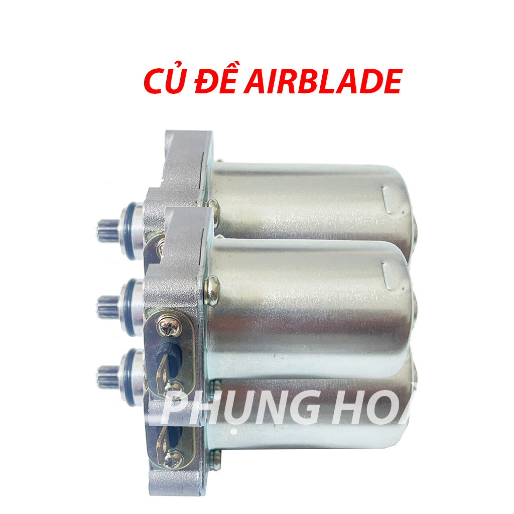 [HCM]Củ Đề Xe Airblade 125 Các Đời Lõi Đồng 2 Bạc Đạn