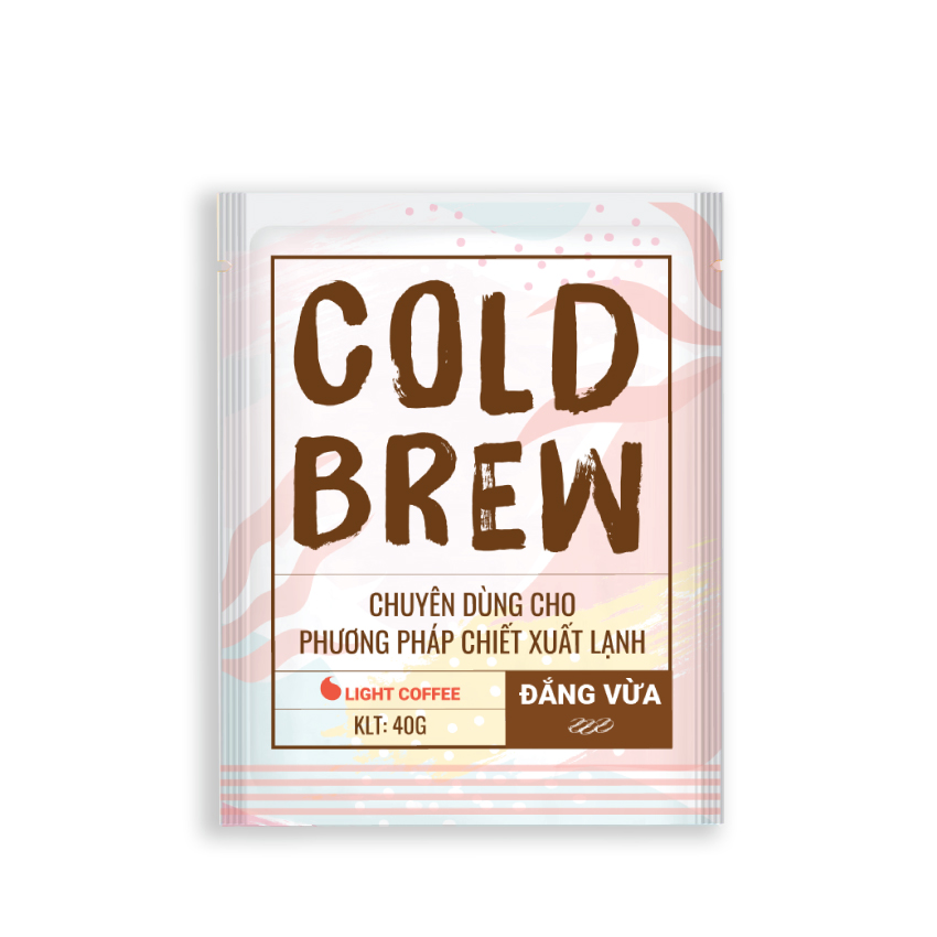 [HCM]Cà phê pha Cold brew đắng vừa Light Coffee - túi 40gr - Lazcoin