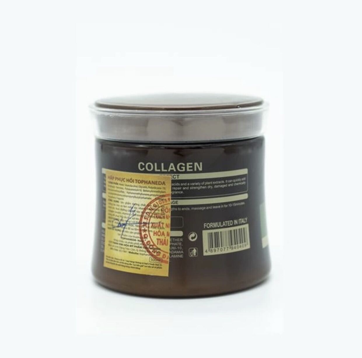 Hấp dầu ủ tóc Tophaneda 500ml_hấp collagen Tophaneda