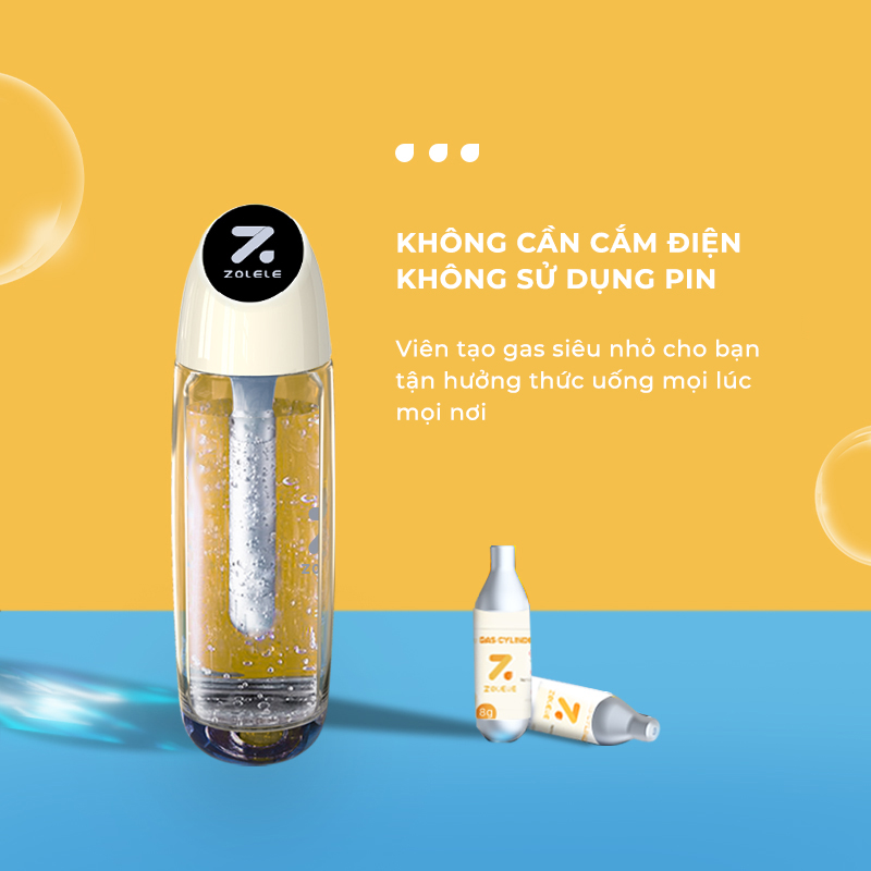 MÁY LÀM SODA ZOLELE SM451 dung tích 450ml