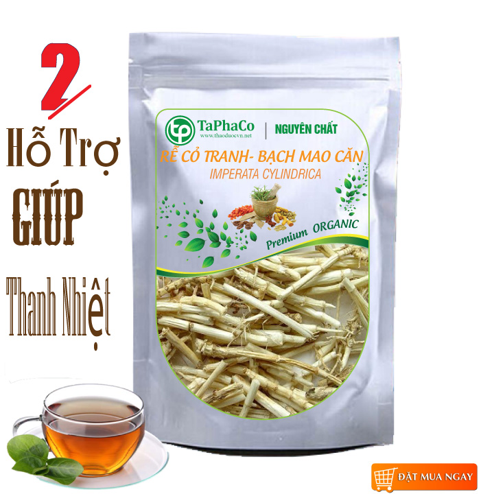 Rễ Cỏ tranh sấy khô túi lớn loại 500g - Hỗ trợ cải thiện sức khỏe người sử dụng - Thảo Dược Tấn Phát