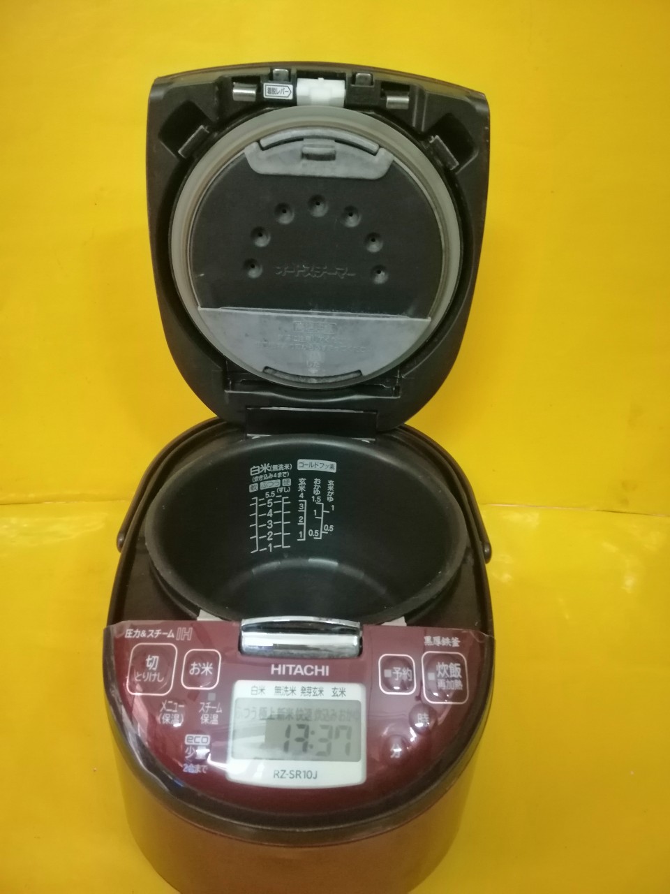 Nồi cơm nội địa Nhật HITACHI áp suất (1.0L) RZ-SR10J (2005195) đỏ