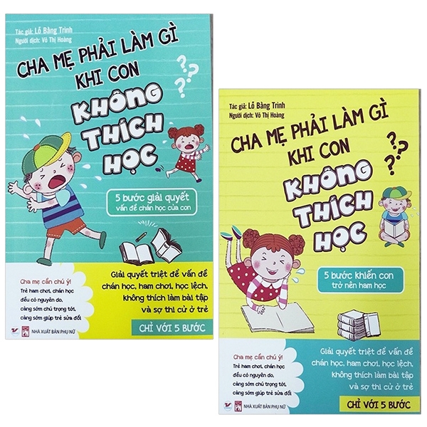 Fahasa - bộ sách cha mẹ phải làm gì khi con không thích học