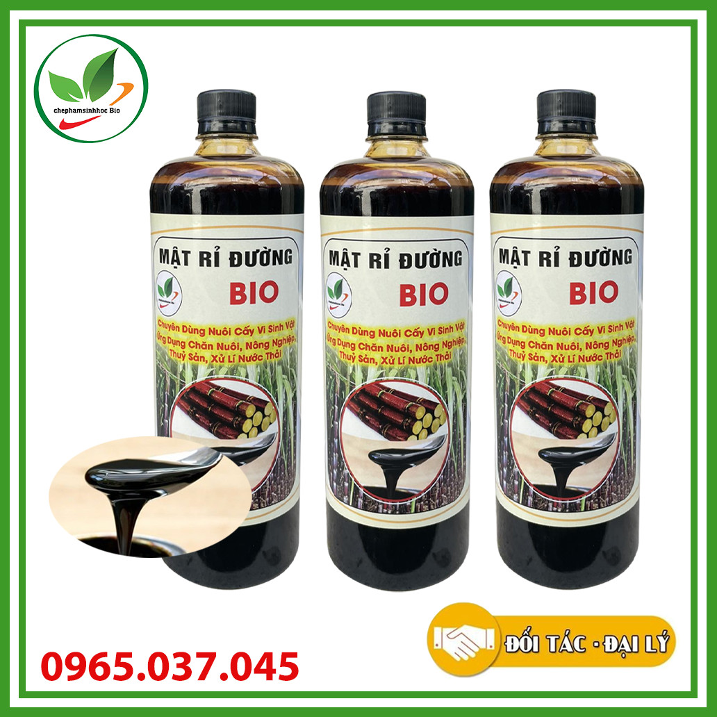 Combo 3 chai. Mật rỉ đường chất lượng cao. Chai 1l