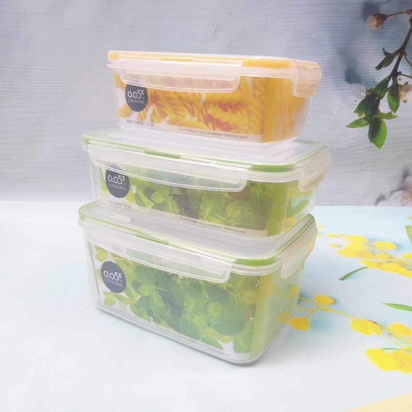 Bộ 3 hộp bảo quản Lock&Lock NLP131S001 (920ml + 1400ml + 2400ml)