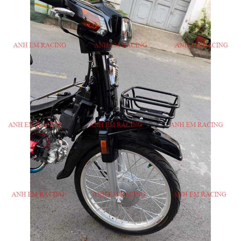 Rổ Dream, Cub Kiểu GTR - Màu đen ( Made In VN) Rổ xe máy