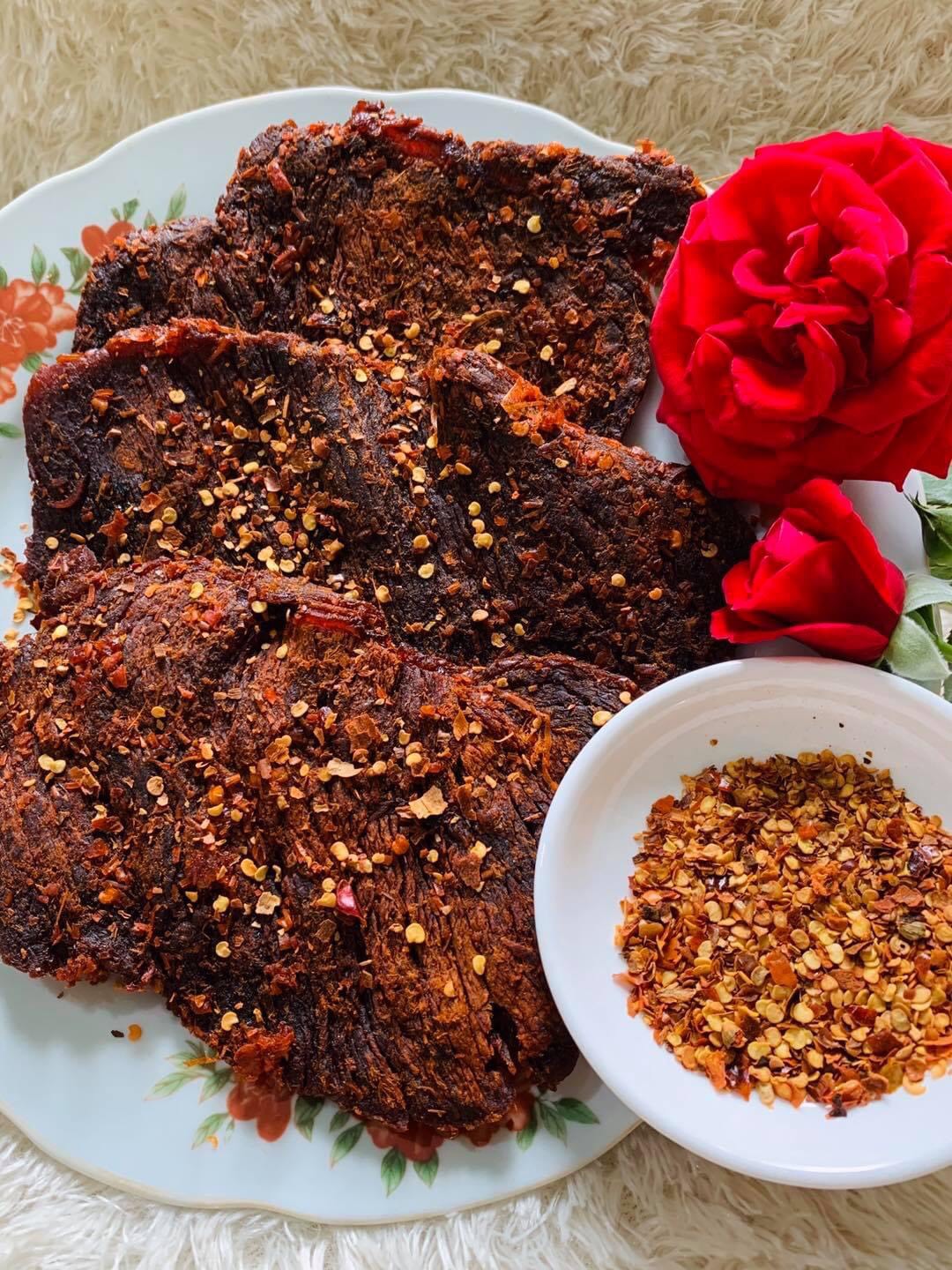 KHÔ BÒ TỚI ỚT 100gr