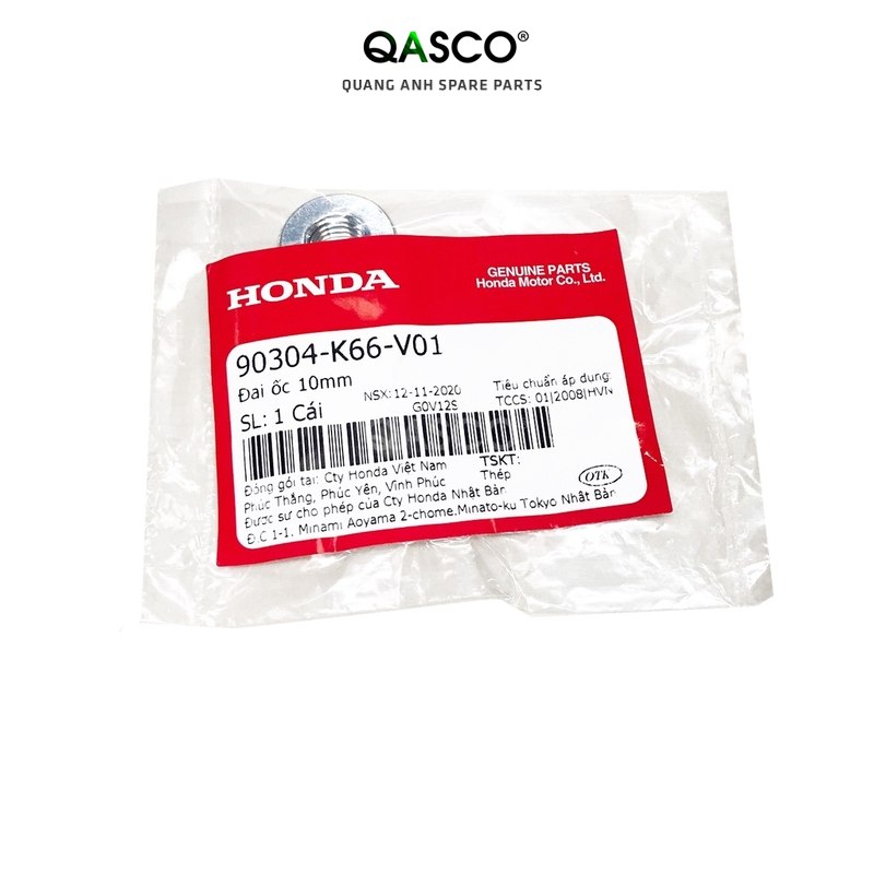 Đai ốc honda nhiều dòng xe 10mm _1191